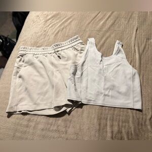 Lululemon Athletica Cream Pajama Set